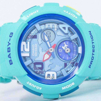 Orologio da donna Casio Baby-G World Time Dual Dial analogico digitale BGA-190-3B BGA190-3B
