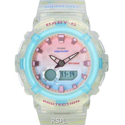 Orologio da donna Casio Baby-G Aquaplanet analogico digitale al quarzo BGA-280AP-7A BGA280AP-7 100M