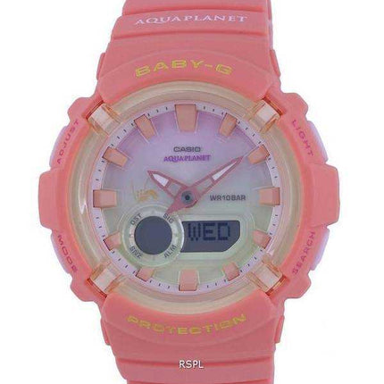 Orologio Casio Baby-G Aqua Planet analogico digitale al quarzo BGA-280AQ-4A BGA280AQ-4 100M orologio da donna