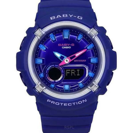 Casio Baby-G Analog Digital Resin Strap Quadrante Blu Quarzo BGA-280DN-2A 100M Orologio da Donna