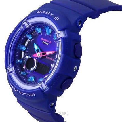 Casio Baby-G Analog Digital Resin Strap Quadrante Blu Quarzo BGA-280DN-2A 100M Orologio da Donna
