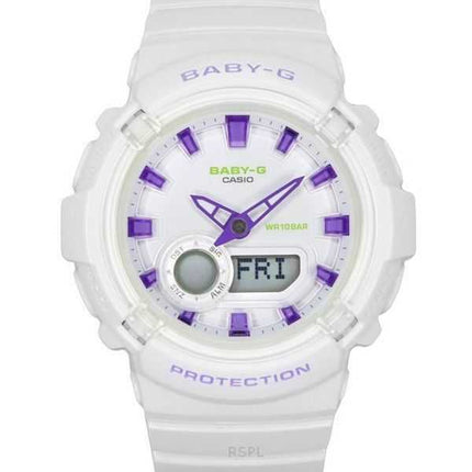 Casio Baby-G Analog Digital Resin Strap Quadrante Bianco Quarzo BGA-280DN-7A 100M Orologio da Donna