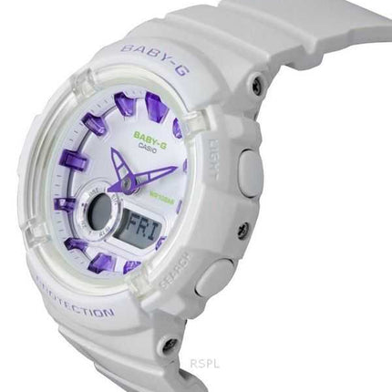 Casio Baby-G Analog Digital Resin Strap Quadrante Bianco Quarzo BGA-280DN-7A 100M Orologio da Donna