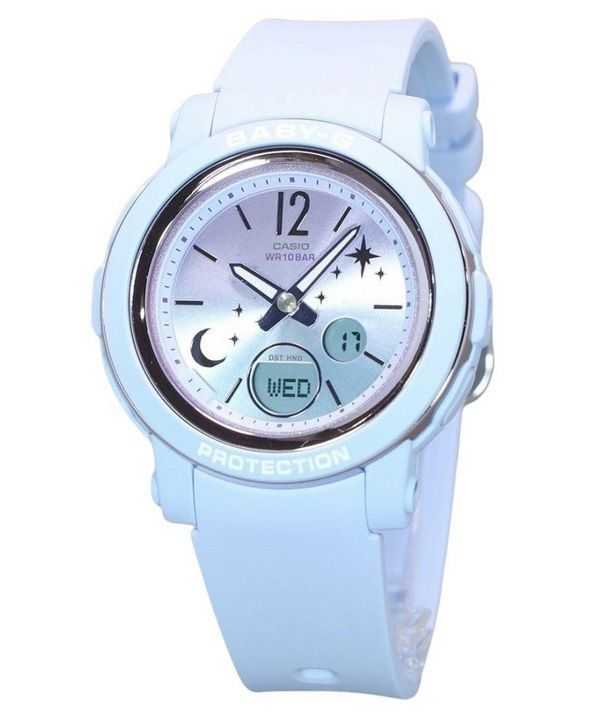 Orologio da donna Casio Baby-G serie Moon and Star analogico digitale cinturino in resina quadrante viola al quarzo BGA-290DS-2A