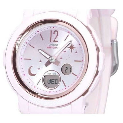 Orologio da donna Casio Baby-G serie Moon and Star analogico digitale cinturino in resina quadrante rosa al quarzo BGA-290DS-4A