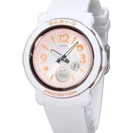 Casio Baby-G Analog Digital Undersea World Resin Strap Orange Dial Quartz BGA-290US-4A 100M Orologio da donna