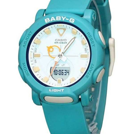 Casio Baby-G analogico digitale cinturino in resina a base biologica quadrante verde chiaro al quarzo BGA-310RP-3A 100M orologio