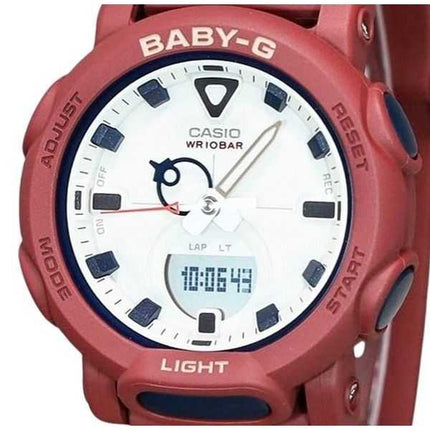 Orologio da donna Casio Baby-G analogico digitale con cinturino in resina a base biologica quadrante bianco al quarzo BGA-310RP-