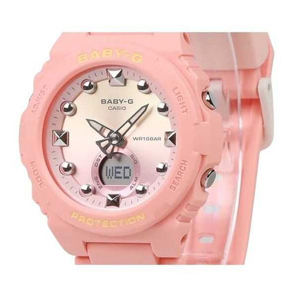 Casio Baby-G Analog Digital Resin Strap Rosa Dial Quartz BGA-320-4A1 100M Orologio da donna