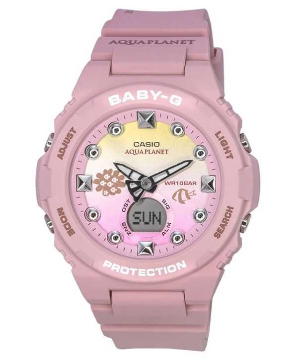 Orologio da donna Casio Baby-G Aquaplanet in edizione limitata analogico digitale multicolore con quadrante al quarzo BGA-320AQ-