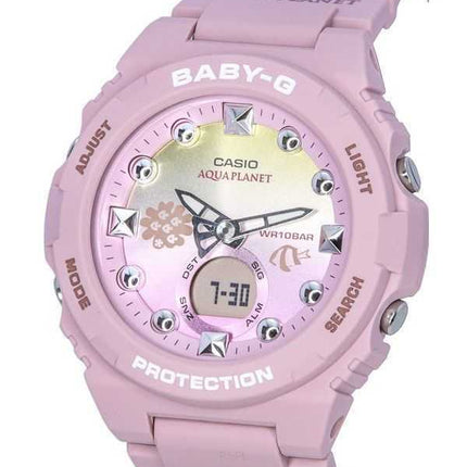 Orologio da donna Casio Baby-G Aquaplanet in edizione limitata analogico digitale multicolore con quadrante al quarzo BGA-320AQ-