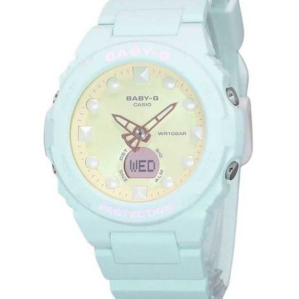Casio Baby-G Futuristic Olografico Analogico Digitale Quadrante Giallo Quarzo BGA-320FH-3A 100M Orologio da Donna