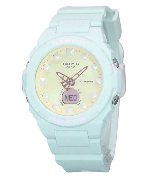 Casio Baby-G Futuristic Olografico Analogico Digitale Quadrante Giallo Quarzo BGA-320FH-3A 100M Orologio da Donna