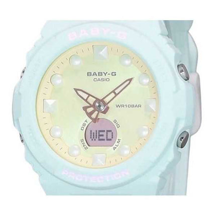 Casio Baby-G Futuristic Olografico Analogico Digitale Quadrante Giallo Quarzo BGA-320FH-3A 100M Orologio da Donna