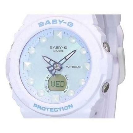 Casio Baby-G Futuristic Olografico Analogico Digitale Quadrante Verde Chiaro Quarzo BGA-320FH-4A 100M Orologio da Donna