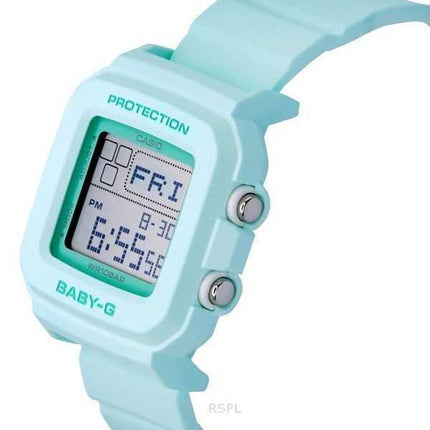 Casio Baby-G Orologio da donna con cinturino in resina digitale e quadrante verde menta al quarzo BGD-10-3 100M