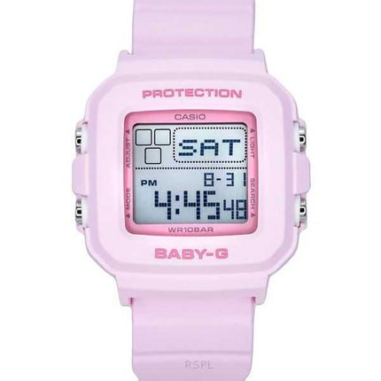 Casio Baby-G Orologio da donna al quarzo con cinturino in resina digitale e quadrante rosa BGD-10-4 100M