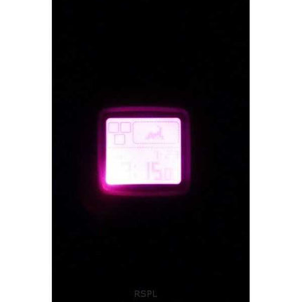 Casio Baby-G Plus Digital 30th Anniversary Cinturino in resina rosa Orologio al quarzo BGD-10K-4 100M da donna con supporto spec