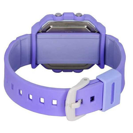 Casio Baby-G Plus Digital 30th Anniversary Cinturino in resina viola Orologio al quarzo BGD-10K-6 100M da donna con supporto spe
