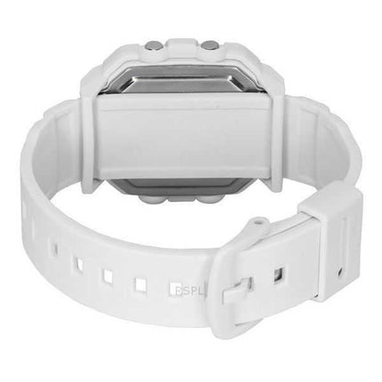 Casio Baby-G Plus Digital 30th Anniversary Cinturino in resina bianca Orologio al quarzo BGD-10K-7 100M da donna con supporto sp