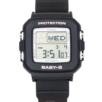 Orologio da donna Casio Baby-G Plus con cinturino in resina digitale al quarzo BGD-10KH-1 100M e supporto in silicone