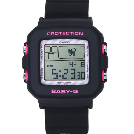 Orologio Casio Baby-G Digital Kuromi Collaboration con cinturino in resina al quarzo BGD-10KKM-1 100M da donna con supporto speciale