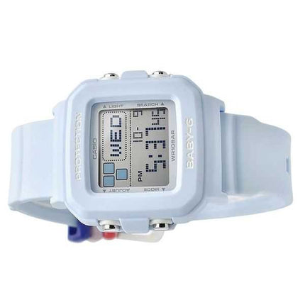 Casio Baby-G Plus Digital Light Blue Resin Strap Quartz BGD-10L-2 Orologio da donna 100M con passanti extra