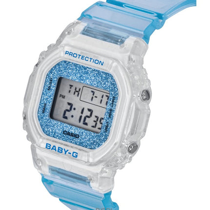 Orologio da donna Casio Baby-G con cinturino in resina blu e cinturino digitale al quarzo BGD-565GC-2 100M
