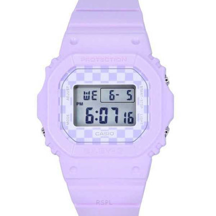 Casio Baby-G Skater Fashion Orologio da donna con cinturino in resina viola digitale al quarzo BGD-565GS-6 100M