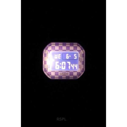 Casio Baby-G Skater Fashion Orologio da donna con cinturino in resina viola digitale al quarzo BGD-565GS-6 100M