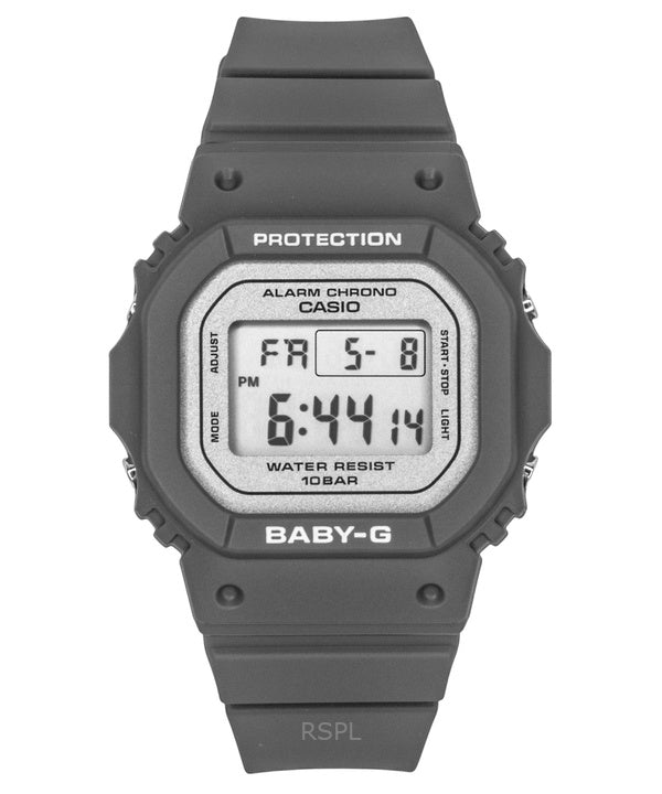 Orologio da donna Casio Baby-G con cinturino in resina, digitale al quarzo, modello BGD-565SC-1, impermeabile fino a 100 metri.