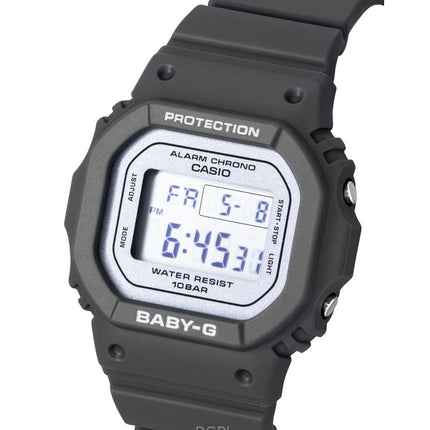 Orologio da donna Casio Baby-G con cinturino in resina, digitale al quarzo, modello BGD-565SC-1, impermeabile fino a 100 metri.