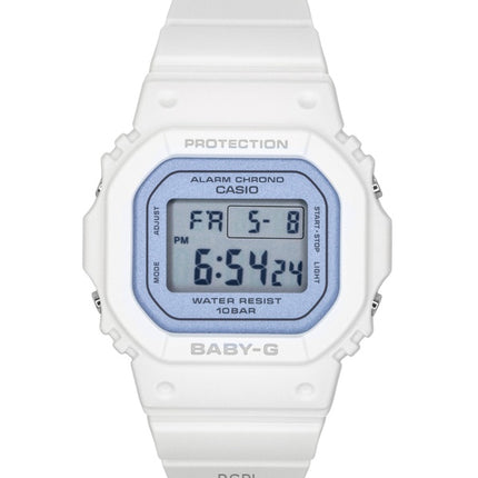 Orologio da donna Casio Baby-G con cinturino in resina, movimento digitale al quarzo, modello BGD-565SC-2B, impermeabile fino a 100 metri.
