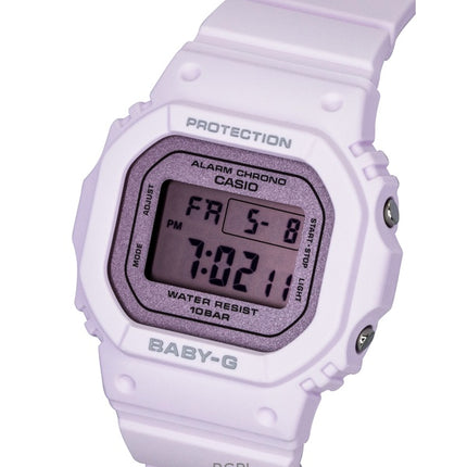 Orologio da donna Casio Baby-G con cinturino in resina, digitale al quarzo, modello BGD-565SC-4B, impermeabile fino a 100 metri.