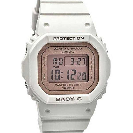 Orologio da donna Casio Baby-G digitale con cinturino in resina bianca al quarzo BGD-565SC-4 100M