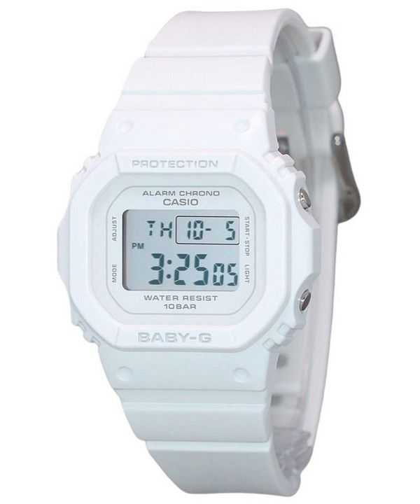 Orologio da donna Casio Baby-G digitale con cinturino in resina bianca al quarzo BGD-565U-7 100M