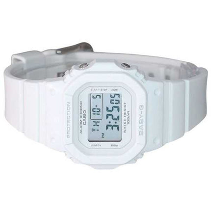 Orologio da donna Casio Baby-G digitale con cinturino in resina bianca al quarzo BGD-565U-7 100M