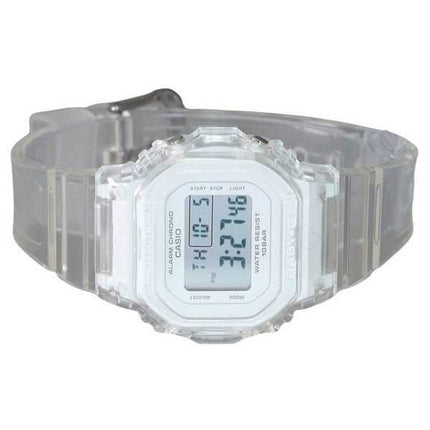 Orologio da donna Casio Baby-G digitale con cinturino in resina trasparente al quarzo BGD-565US-7 100M