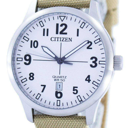 Orologio da uomo Citadel al quarzo quadrante bianco BI1050-05A