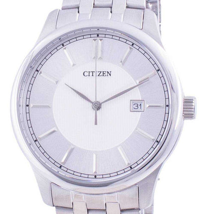 Orologio da uomo Citizen Silver Dial in acciaio inossidabile al quarzo BI1050-56A