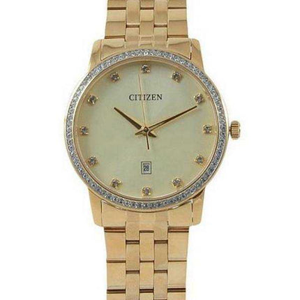 Citizen Crystal Accenti Orologio da donna al quarzo in acciaio inossidabile tono oro BI5033-53P