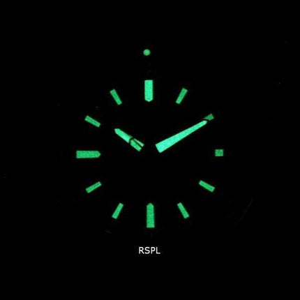 Orologio da uomo automatico BJ4-418-51.G 100M con quadrante nero indipendente in acciaio inossidabile