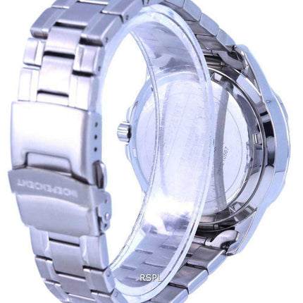 Orologio da uomo automatico BJ4-418-51.G 100M con quadrante nero indipendente in acciaio inossidabile