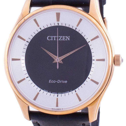Orologio da uomo Citizen Collection con quadrante nero Eco-Drive BJ6482-04E