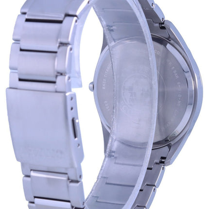 Orologio da uomo Citizen con quadrante nero in titanio Eco-Drive BJ6520-82E