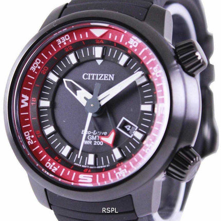 Orologio da uomo Citizen Eco-Drive GMT Diver da 200M BJ7085-09E