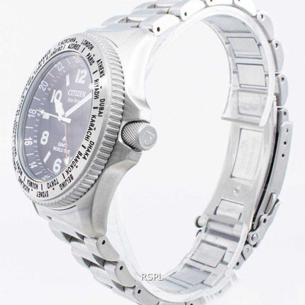 Orologio da uomo Citizen PROMASTER Eco-Drive BJ7100-82E World Time 200M