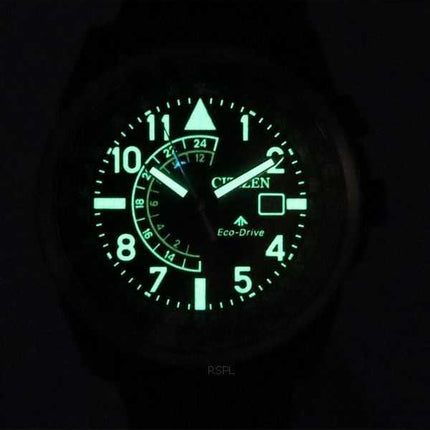 Orologio da uomo Citizen Promaster Sky Nylon Strap Black Dial Eco-Drive BJ7136-00E 200M