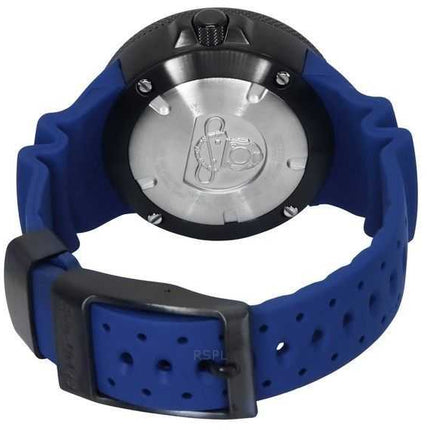 Orologio da uomo Citizen Promaster PU Strap Black Dial Eco-Drive Diver&#39;s BJ8055-04E 300M