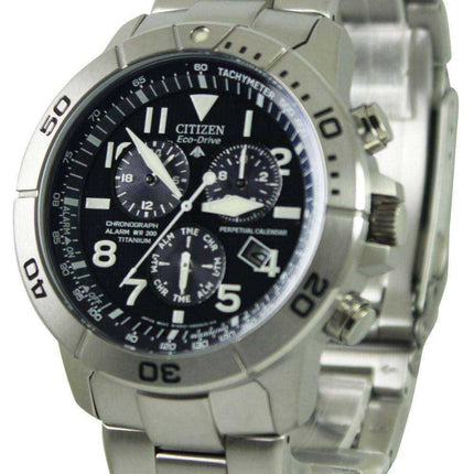 Orologio da uomo Citizen Eco-Drive Titanium Perpetual BL5251-51L / BL5250-53L